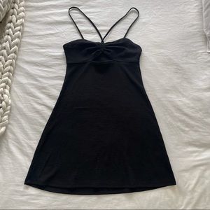 Size Small Black Dress 
Size Small 
Secondhand H&M